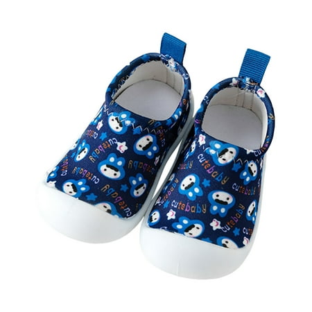 kamemir Infant Sneakers Unisex Baby Walking Shoes  First Walker Shoes Classic Infant Shoes(Navy 0-6Months)