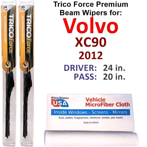 2012 Volvo XC90 Performance Beam Wipers (Set of 2)