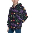 thumbnail image 2 of Kdxio Colorful Vintage Cactuses Pattern Boys Athletic Unisex Boys Girls Hoodie with Pocket Sweatshirts-Small, 2 of 6