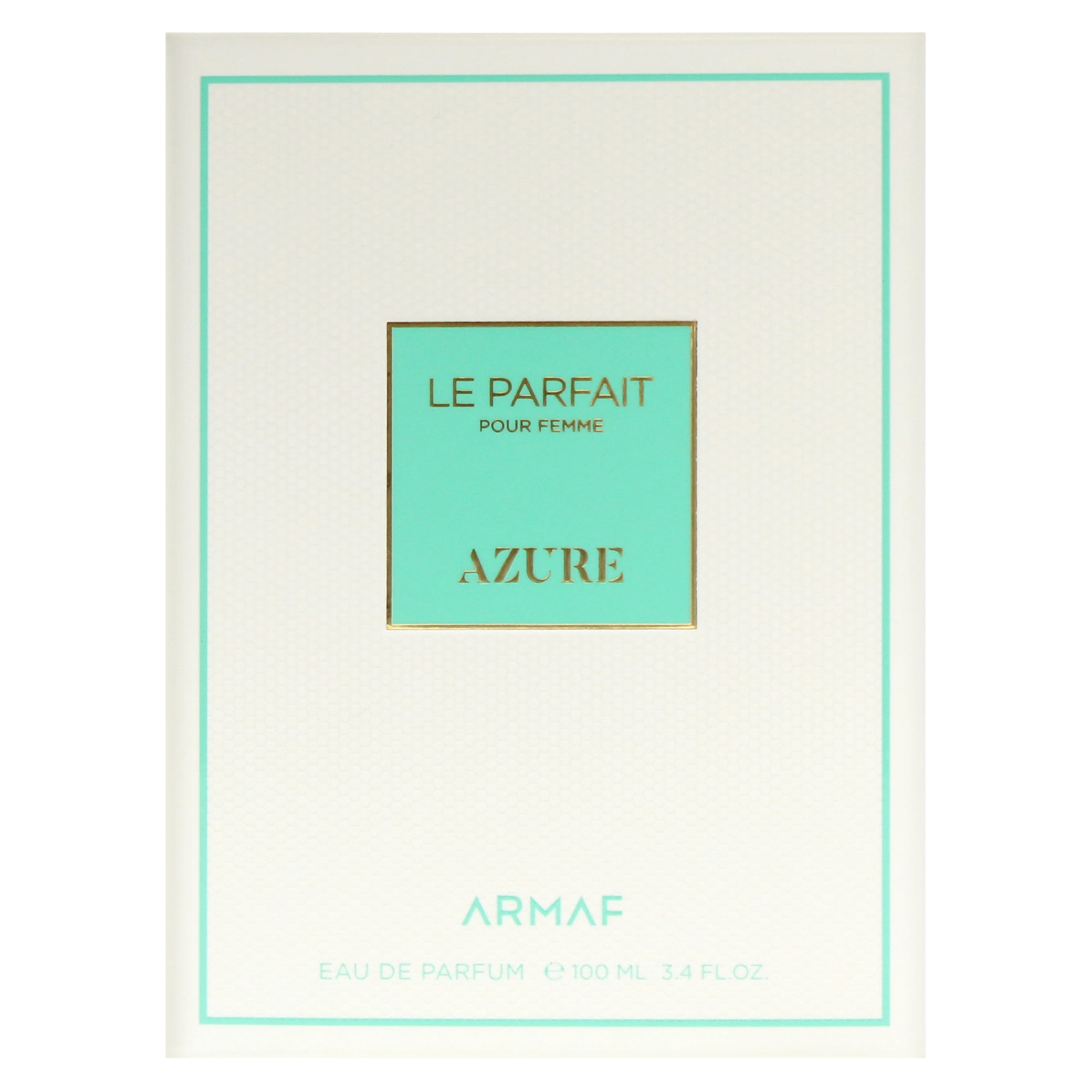 Armaf Le Parfait Azure EDP 3.38 oz, Amber Floral Fragrance
