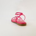 thumbnail image 5 of CUSHIONAIRE Women's Vida strappy flat sandal +Memory Foam and Wide Widths Available, Fucshia 7, 5 of 5