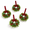 Mix-4pc, variant on Green-2pc Minimas Cedar Wreath Set, 12 Inch Small Wreaths for Indoor Home Decor
