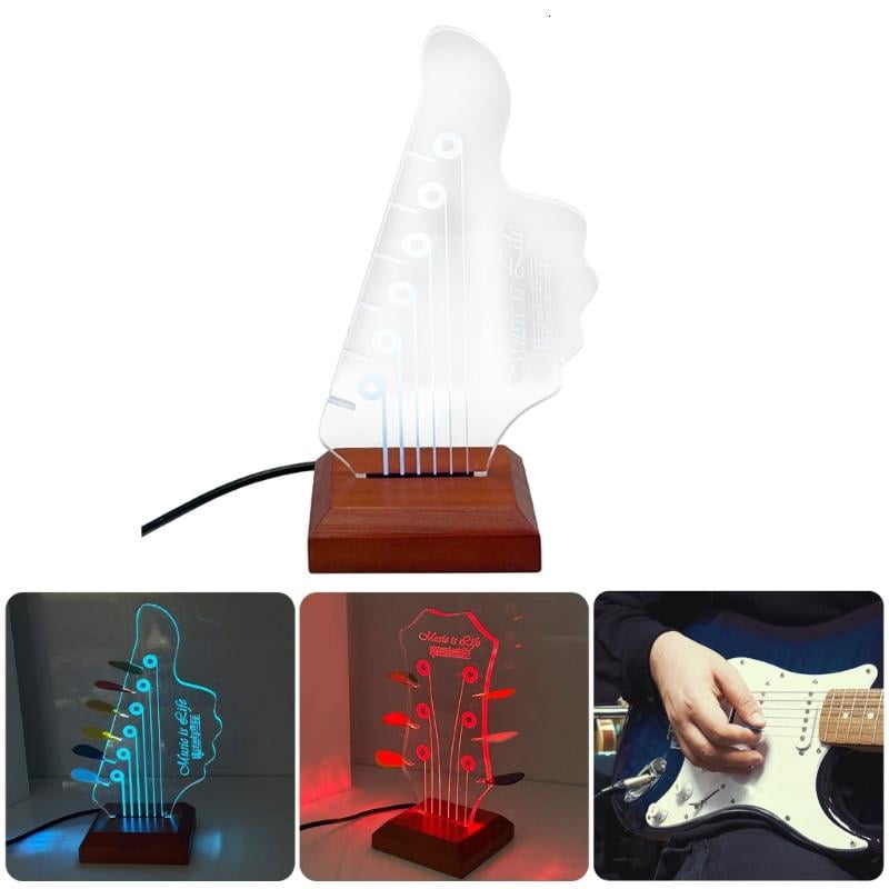 CEORPER Electric Guitar Pick Stand 7 Color Guitar Pick Display with Base for Storage