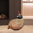 thumbnail image 4 of Estatua de Pavo de Acción de de Resina, Adornos Artesanales, Escultura de Estatuilla para de Otoño, Decoración Interior Brillo Pavo perfecl Estatua de Turquía, 4 of 7