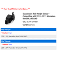 thumbnail image 2 of Suspension Ride Height Sensor - Compatible with 2015 - 2019 Mercedes-Benz GLA45 AMG 2016 2017 2018, 2 of 2