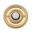 thumbnail image 1 of Baldwin 4850003 Beaded Bell Button, Polished Brass, 1 of 1
