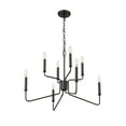 thumbnail image 3 of Millennium Lighting 98005 Senoia 5 Light 25" Wide Pillar Candle Style Chandelier - Nickel, 3 of 5