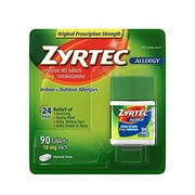 Zyrtec Allergy Relief (10 mg), 90 Tablets