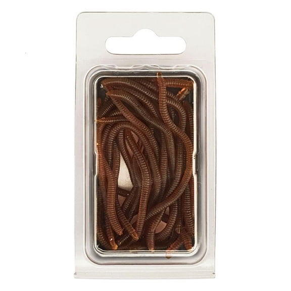 Jesscasday 20/50 Lifelike-Earthworm Soft Lure Fishing Baits Artificial Baits Fishing Lures