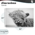 thumbnail image 4 of Stupell Industries Southwestern Easy Breezy Cattle Canvas Art, 45 x 30, by Tina LeCour, 4 of 8