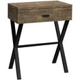 thumbnail image 2 of Home Square 24" Wood Top Storage End Table in Brown and Black - Set of 2, 2 of 6