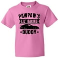 thumbnail image 3 of Inktastic Pawpaw's Lil' Racing Buddy with Car Silhouette Youth T-Shirt, 3 of 5