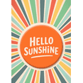 thumbnail image 3 of Vibrant Colors Sunshine Banner Retro Style Positive Message Decorative Design for Outdoor Events Indoor Home Decor Motivational Settings, 3 of 7