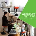 thumbnail image 6 of Wobble Stool Standing Desk Chair | Adjustable Height 23–33” Tall Active Sitting Stool for Office, Classroom & Home Workspaces, 6 of 7