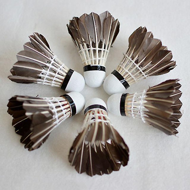 12 volantes de plumas avanzados con gran estabilidad y durabilidad para deportes al aire libre en interiores LingWen 8390613735287