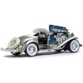 thumbnail image 3 of 1935 Duesenberg SSJ Convertible Blue and Silver 1/32 Diecast Model Car by Signature Models, 3 of 3