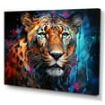 thumbnail image 2 of Designart "Harmonious Wild Elegance Of Pop Art Tiger" Animals Tiger Canvas Prints, 2 of 7