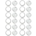 thumbnail image 1 of Juego de 12 anillos y bandas para tarros Mason de 70 mm con boca regular, a prueba de fugas, 1 of 6