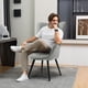 thumbnail image 2 of Silla Sillón Sofá individual Moderno Cómodo, Gris FurnitureR  Moderno, 2 of 7