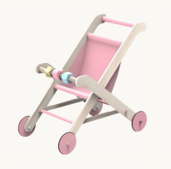 Moover Toys Doll Stroller Pram Light Pink Children 12 Months Walmart