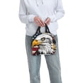 thumbnail image 6 of Kdxio American Bald Eagle Print Insulated Lunch Bag,Reusable Tote Lunch Box for Women Men,Leakproof Cooler Lunch Bags for Work Office Travel Picnic, 6 of 6