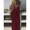 Burgundy, variant on Women's Solid Color Cami Lounge Dress, Elegant Sleeveless Maxi Nightgown for Summer, Soft Polyester Sleepwear for Indoor Relaxation