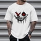 thumbnail image 2 of Camisetas de Cuello de la Tripulación de los Hombres de Poliéster Impreso en Seco Rápido, Cuello Redondo de Corte 3D para Gimnasio, Carrera, Ciclismo Y Ocasional, 2 of 4