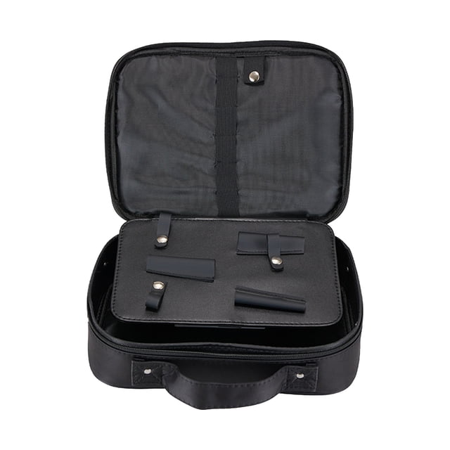 Toystoory Estuche de viaje profesional de tela Oxford para peluquero, herramienta de maquillaje, organizador de artículos de tocador, cepillos, bolsa de Almacenamiento y organización del hogar Toystoory HA074029-01