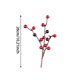 thumbnail image 4 of Ramas Bayas Acebo Tallos Artificiales 10 para Navidad () Rojo, 4 of 8