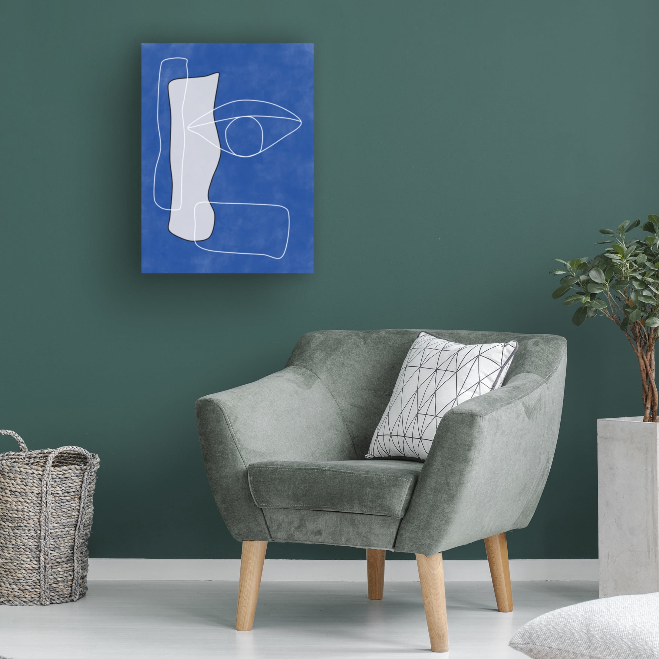 Trademark Fine Art Elena Ristova  Indigo23 Canvas Wall Art