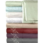 Veratex, Inc. Supreme Sateen 500-Thread Count Scroll Pillowcases, 2pk