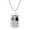 Multicolor H, variant on Gecau Stainless Steel Tag Necklace Family Friend Gift Unisex, Remember You Are Braver Than You Father Mom To Son Daughter-Chain Pendant Multicolor