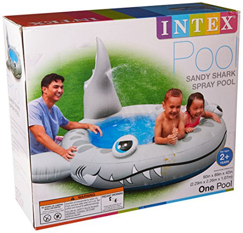 Intex Shark Spray Pool, 90" X 89" X 42", for Ages 2+ - Walmart.com