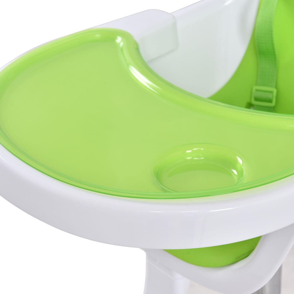 Costway Green Pedestal Baby High Chair Infant Durable Feeding Dining Costway Green Pedestal Baby High Chair Infant Durable Feeding Dining Table Safety Seat Com