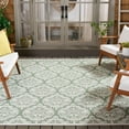 thumbnail image 3 of SAFAVIEH Machine Washable Rug Indoor/Outdoor Bermuda Collection - Bermuda Kingston Floral Indoor/Outdoor Area Rug, Ivory/Green, 8' x 10', 3 of 12