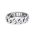 thumbnail image 1 of Pulsera PROSTEEL de eslabones cubanos de 16 mm para hombres acero inoxidable 9 pulgadas, 1 of 8
