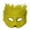 Yellow, variant on Bdday Mask Halloween Fox Mask dress up Costume Half Face Animal Furry Party Christmas Eye Cat Masks Easter Half-Face Masks