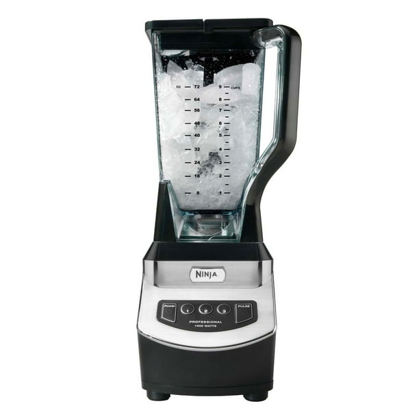 Restored Ninja NJ600 Professional 1000W 3 Speed XL Blender with Pulse