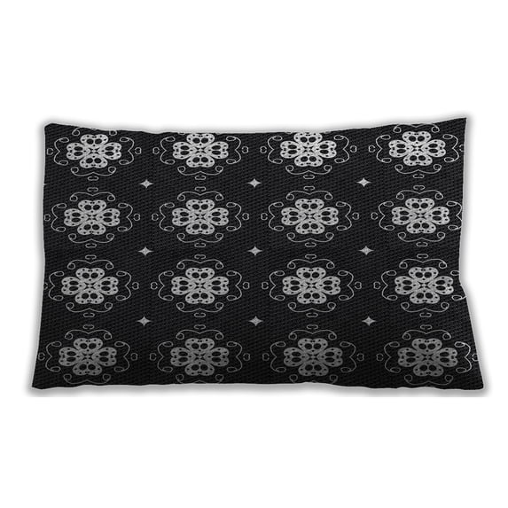 Ahgly Company Indoor Rectangular Patterned Lumbar Throw Pillow, 13 inch by 19 inch