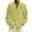 03# Yellow, variant on Qwertyu Cotton Linen Shirts for Men Long Sleeve Button Down Shirts Summer Beach Shirts Loose Fit Casual Shirts Vacation Tops Dark Green XL