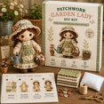 thumbnail image 6 of Patchwork DIY Doll Kits, Handmade Fun and Creativity, 3D Cute Dolls Felt Patchwork Kit, Creative Manual Art Craft, Gifts for Adults Beginners, Doll and DIY Craft Lovers (C), 6 of 9