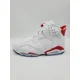 thumbnail image 5 of Ni - ke Jordan 6 White and University Red 2022 Size-10, 5 of 5