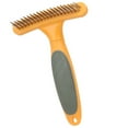 thumbnail image 1 of UPGRATOR De-shedding Tool for Dogs Plastic Orange 1Pack, 1 of 8