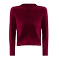 thumbnail image 4 of Bovemsi Womens Sweaters For Women Knit Crew Neck Long Sleeve Soft Pullover Sweater Fall Sweaters, 4 of 4
