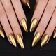thumbnail image 2 of Polvo Holográfico para Nail Art Efecto Espejo Cromo Dorado 0,5 g con aplicador, 2 of 8