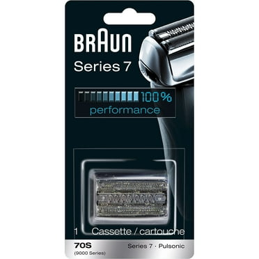 Series 7 Electric Shaver Replacement Head for Braun Shavers - 70S - Compatible with Braun Razors 720cc, 730cc, 735s, 750cc, 760cc, 790cc, and 795cc,Silver