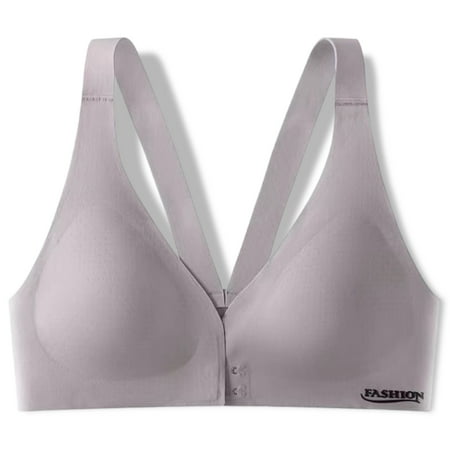 MingSongHua no boundaries Bras for Women Plus Size Clearance Womens Printed Front Buckle Underwear Ice Silk Seamless Underwear Womens Thin Underwear Womens Underwear Sports Gathering Bra Womens