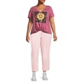 thumbnail image 5 of No Boundaries Juniors' Plus Size High Rise Slim Straight Jeans, 5 of 5