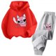 thumbnail image 3 of Sudadera con capucha y estampado gráfico de dibujos animados de anime para niños y niñas, de 3 a 14 años, de manga larga, 3 of 5
