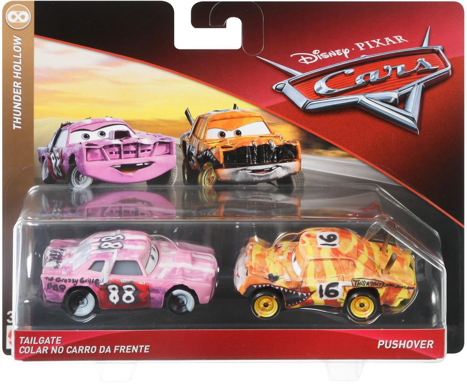 Disney Pixar Cars Tailgate and Pushover 2-Pack